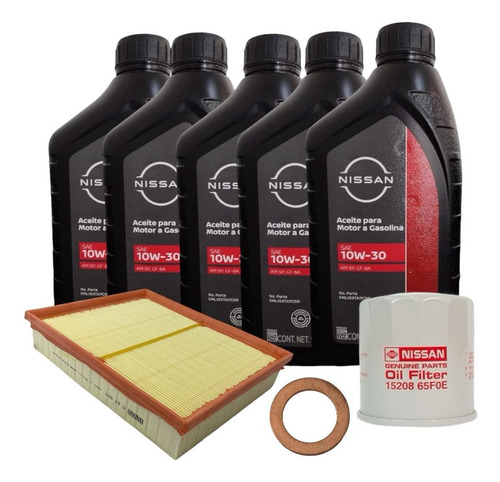 Kit Afinación Sin Bujias Np300 D23 2017 Aceite 5 Lts 10w-30