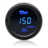 Reloj De Presión Aceite Digital  Led 55mm