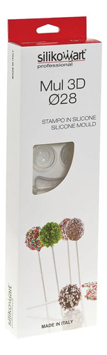 Molde De Silicona Silikomart Profesional Mul 3d 28mm