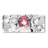 Mousepad Xxl 80x30cm Cod.140 Chicas Anime Manga 5-toubun