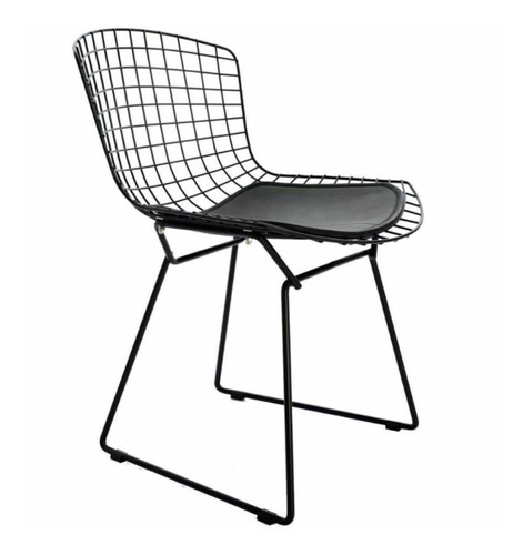 Cadeira Bertoia Aramado Preto Fosco/brilhante (aramado)