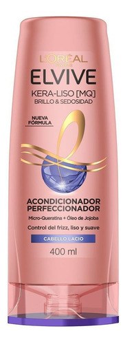 Acondicionador L'oreal Elvive Kera Liso Brillo  X 400 Ml