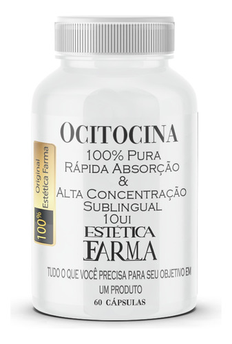 Ocitocina 60 Doses 100% Pura + Absorção Sublingual - 10ui 