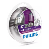 Lampara Philips H7 12972 12v 55w Vision Plus Set X2