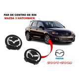 Par De Centro De Rin Negro Mazda 3 Hatchback 2004-2009 56 Mm