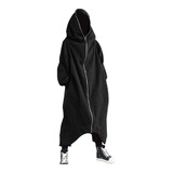 Chaqueta Unisex Manga Larga Con Capucha Y Cremallera Nazgul