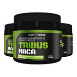 Kit 3 Tribus Maca Efervescente Sabor Limão E Salsaparrilha