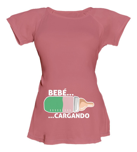 Blusa Especial De Maternidad Embarazo Biberón Bebe Cargando
