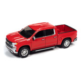 Troca Chevrolet Silverado Z71 Ltz 2019 Roja 1:64 Auto World