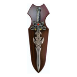 Espada Medieval Decorativa Suporte Parede 56cm