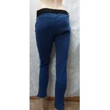 Pantalón Mujer Ver Azul Algodón Talle 42/s Usado