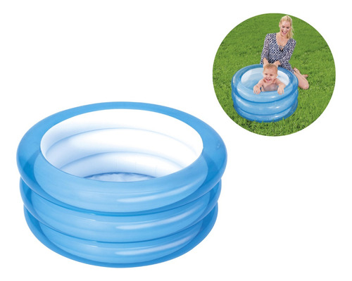 Pileta Inflable Bebes 70 Cm X 30 Cm 43 Litros Bestway