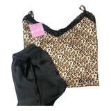 Pijama Raso Musculosa Y Short Animal Print Lucia Navarro 60