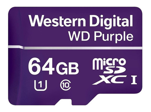 Cartão De Memória Western Digital Micro Sd 64gb Envio Mg Am