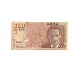 Billete De 1000 Pesos Colombianos  Casi  Palíndromo 