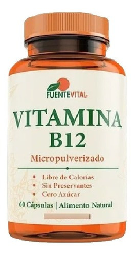 Suplemento En Cápsula Fuente Vital  Suplemento Alimenticio Vitamina B12