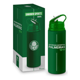 Brasfoot Presentes Garrafa Para Agua Com Canudo Sports Times 500ml - Palmeiras