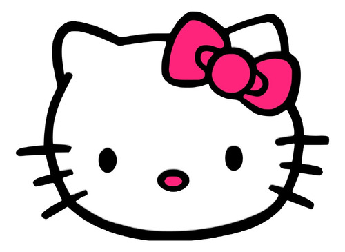 Sticker Adhesivo Decorativo Hello Kitty Carro 10cm X 14cm