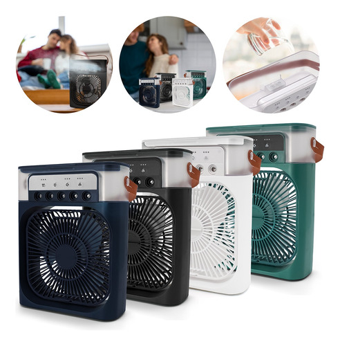 Mini Ar Condicionado Ventilador Umidificador Climatizador 