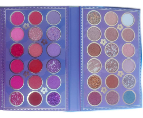 Paleta Sombra De Ojos Tipo Libro Marca Dukeza 62 Colores