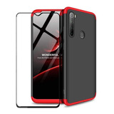 Funda Proteccion 360 Gkk Para Redmi Note 8 + Mica 21d