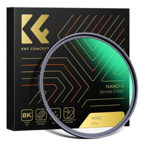 Filtro Uv 82mm Mcuv Nano X Series K&f Concept