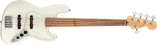 Fender Jazz Bass Player V Pauferro Polar White  0149953515