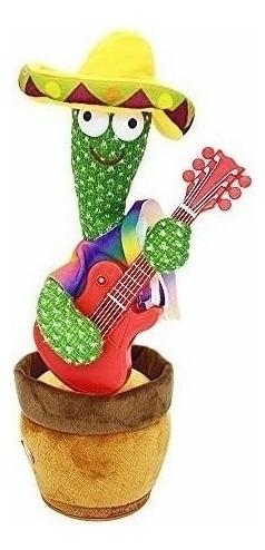 Lazhu Dancing Cactus Con Repetidor De Voz Fs7