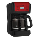 Cafetera Programable Mr Coffee 12 Tazas Roja