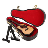 Miniguitarras Modelo De Guitarra De Madera En Miniatura De A