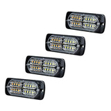 Luz De Emergencia Led Compatible Con Vehículos (4 Unidades, 