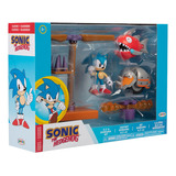 Sonic Playset Diorama Figura Con Accesorios The Hedgehog Ed Color Multicolor