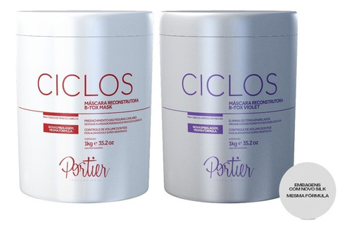 Kit Portier Btx Ciclos Mask + Ciclos Violet - (2 Produtos)