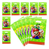 30pzs Bolsas De Regalo De Mario Bros Para Fiestas Cumpleaños