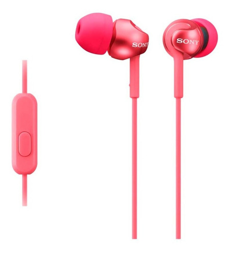 Sony Audífonos Interno Serie Ex Mdr-ex110ap Azul Color Rosa