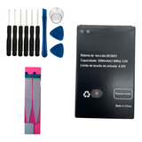 Kit Ferramentas + Ba-teria Bcs051 Para Multilaser Ms50l/s051