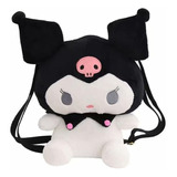 Mochila Mi Melodía Kuromi Bolso De Peluche Cinnamoroll