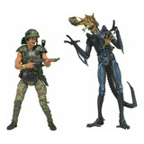 Aliens Hicks Vs Blue Xenomorph Alien Pack Set Neca Figura