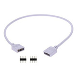 Cabo Extensor Rgb 4 Pinos  2 Metros Branco + Conector P4