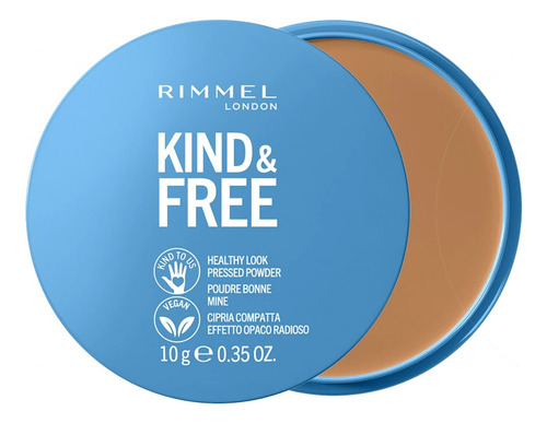 Rimmel London Polvo Compacto Ligero Kind & Free Tono 40 Tan