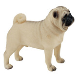 Figura De Perro De Simulación Shar-pei Chino En Miniatura,