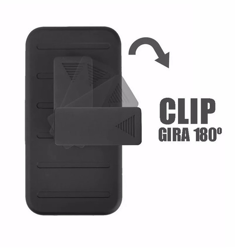 Funda Uso Rudo Combo Clip Mas Cargador Para Auto 1 Hora