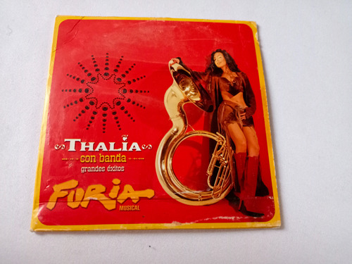 Cd Thalia Con Banda Furia Musical Pop Single Ex Timbiriche 
