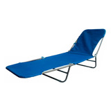 Cadeira Espreguiçadeira Praia Camping Piscina Azul Escuro