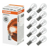 Pack 10x Foco Automotriz Halógeno Osram 12v 1157 P21/5w 7528