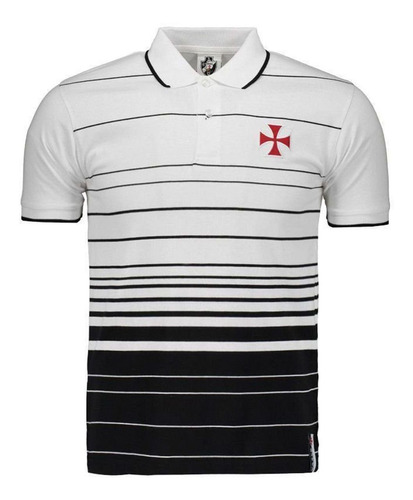 Camisa Infantil Polo Vasco Da Gama Fio Tinto Oficial + Nf