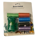 Pack 1 Dispensador + 6 Rollos Bolsas Para Desechos De Perro