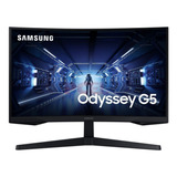 Monitor Gamer Curvo Samsung Odyssey G5 C27g55t Led 27  Negro 100v/240v