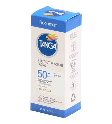 Bloqueador Tanga Spf 50 X 50ml - mL a $805