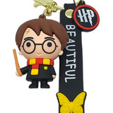 Harry Potter Con Bufanda - Llavero De Goma